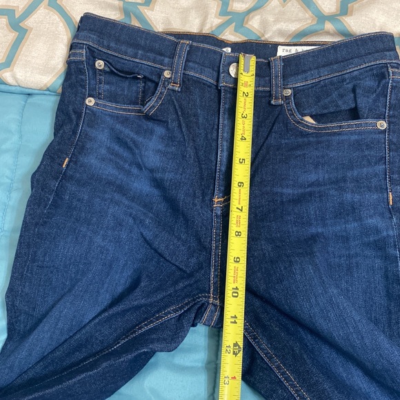 Rag and Bone 10 inch High Rise Ankle Skinny Jeans Size 27 - Picture 9 of 13